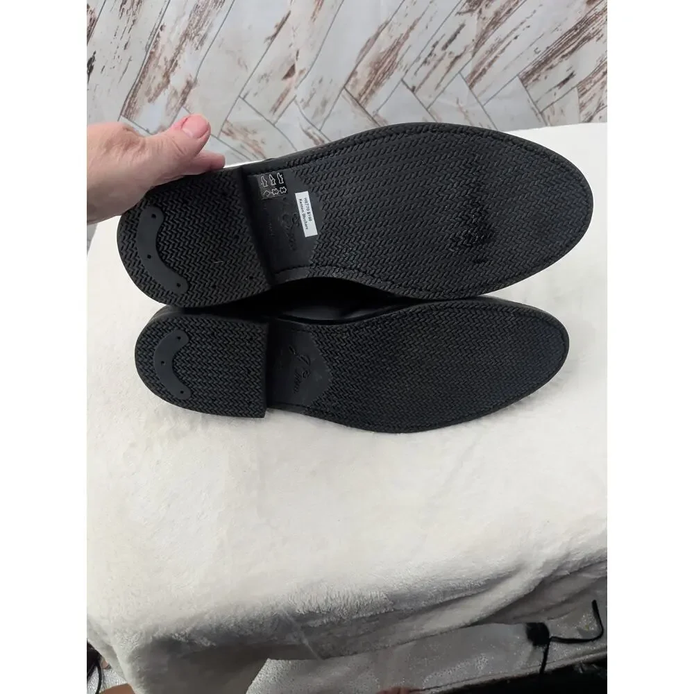 J. Crew Kenton Bluchers Black Leather Shoes